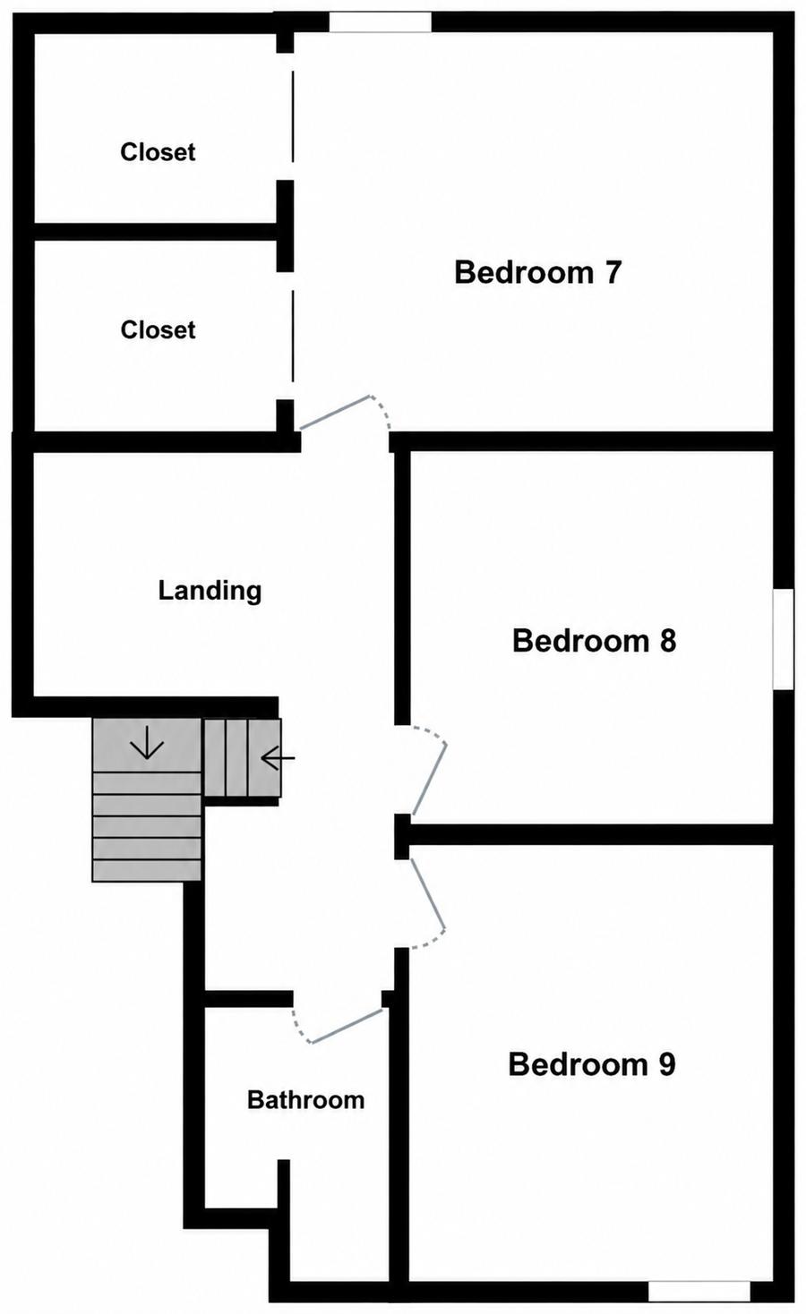 Third floor plan